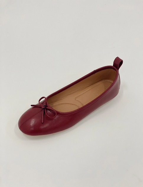 [LEHYE] Chacha Flat Shoes_﻿Merlot Red