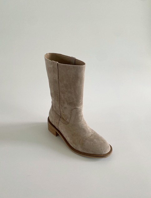[LEHYE] Classic Meddle Boots _ WARM GRAY
