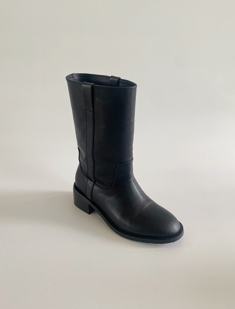 [LEHYE] Classic Meddle Boots _ BLACK